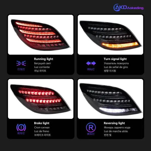 Car Lights for Benz R Class W251 Led Tail Light 2009-2017