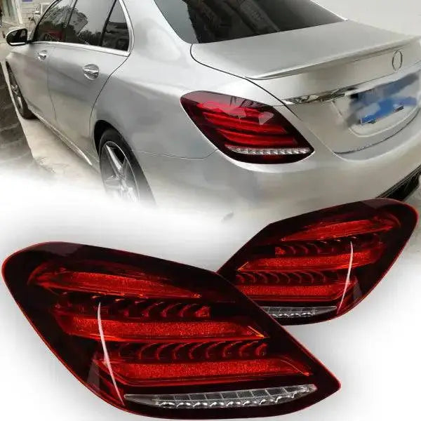 Car Lights for Benz W205 LED Tail Light 2014-2020 C180 C200