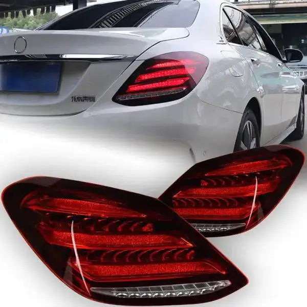 Car Lights for Benz W205 LED Tail Light 2014-2020 C180 C200