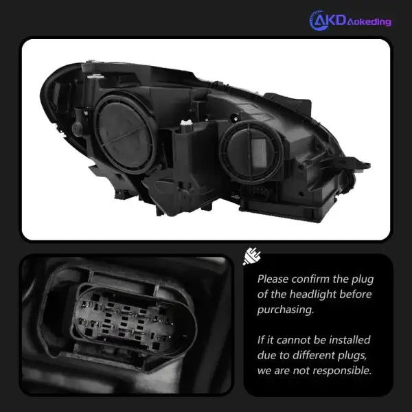 Car Lights for BENZ W212 LED Headlight 2010-2016 Headlights E200 E300 DRL Turn Signal High Beam Angel Eye