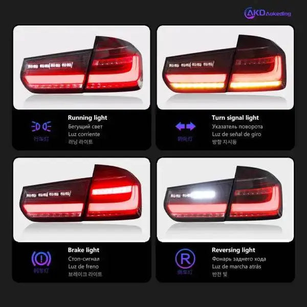 Car Lights for BMW F30 LED Tail Light 2013-2018 F35 F80 3D