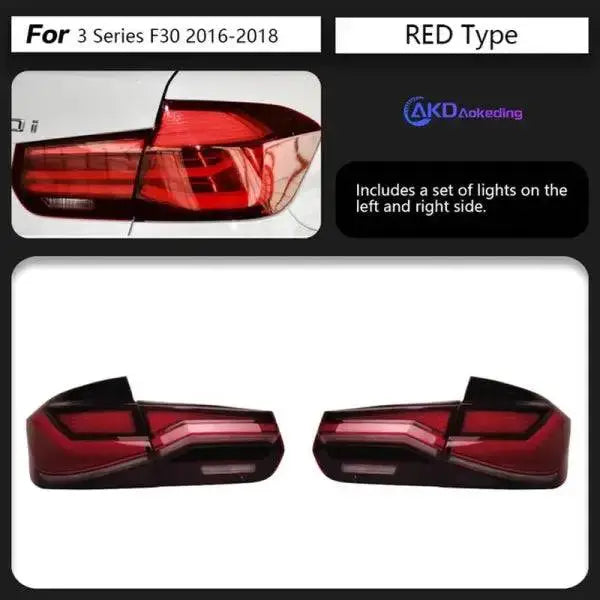 Car Lights for BMW F30 LED Tail Light 2013-2018 F35 F80 3D