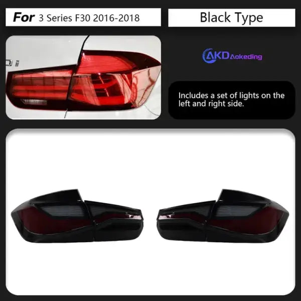 Car Lights for BMW F30 LED Tail Light 2013-2018 F35 F80 3D Rear Lamp 318I 320I 325I 330I 335I DRL Signal