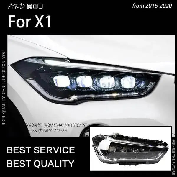 Car Lights for BMW X1 LED Headlight Porjector Lens