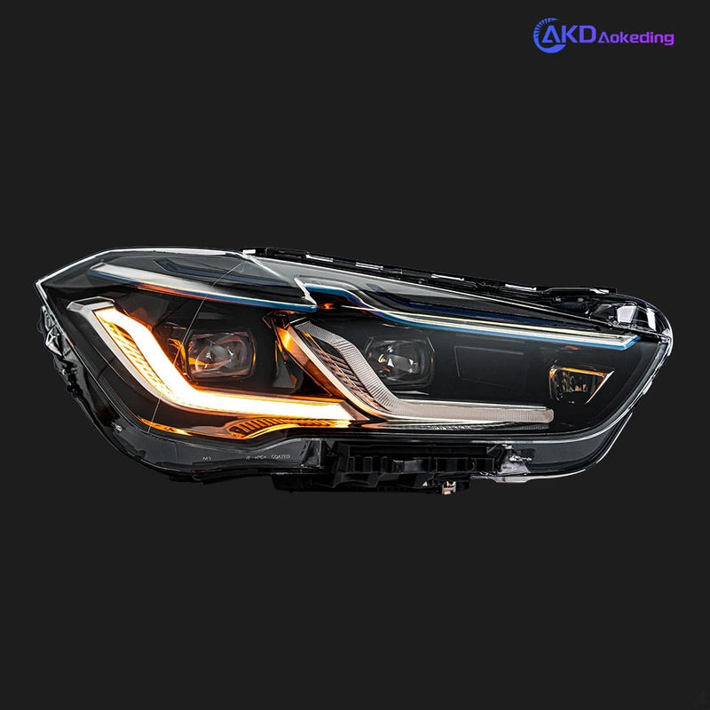 Car Lights for BMW X1 LED Headlight Porjector Lens 2017-2021 F48 Head Lamp F49 Front DRL Signal Automotive