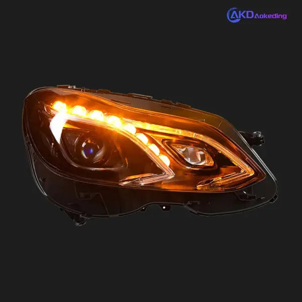 Car Lights for BENZ W212 LED Headlight 2010-2016 Headlights E200 E300 DRL Turn Signal High Beam Angel Eye