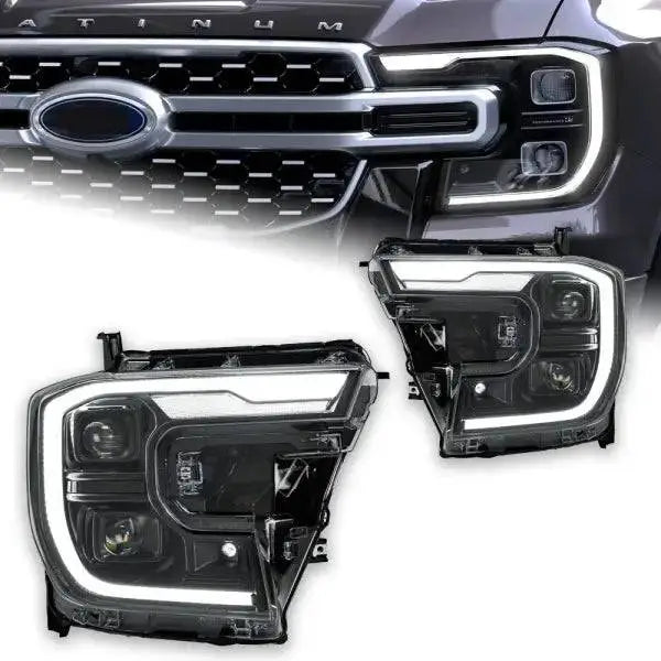 Car Lights for Ford Ranger LED Headlight Projector Lens