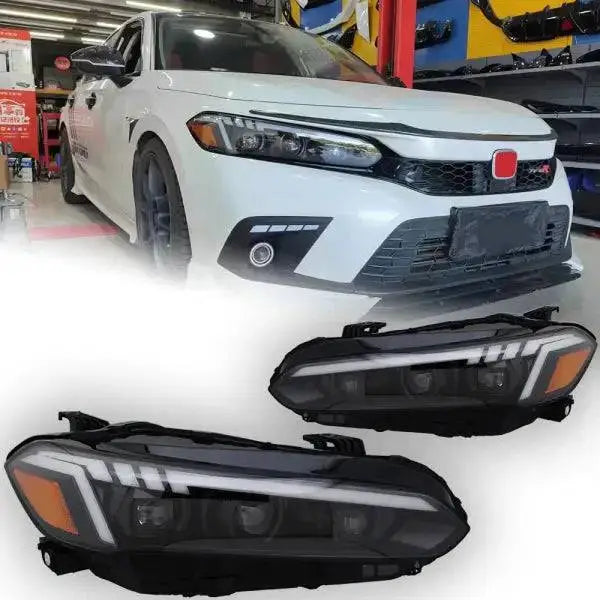 Car Lights for Honda Civic Headlights 2021-2022 LED