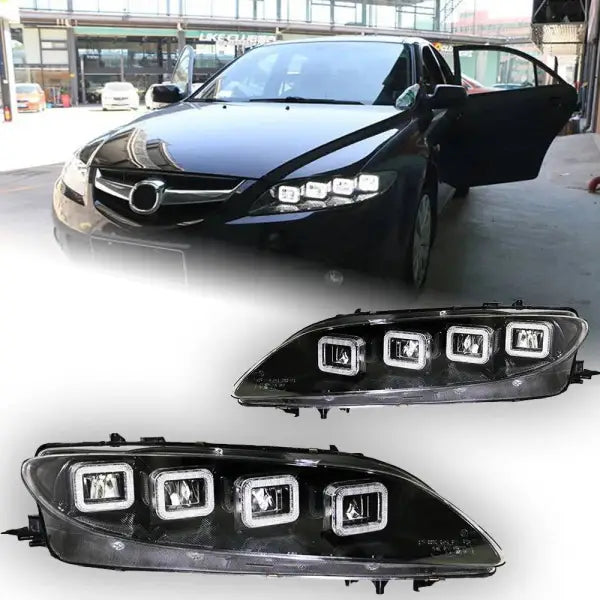 Car Lights for Mazda 6 LED Headlight Projector Lens