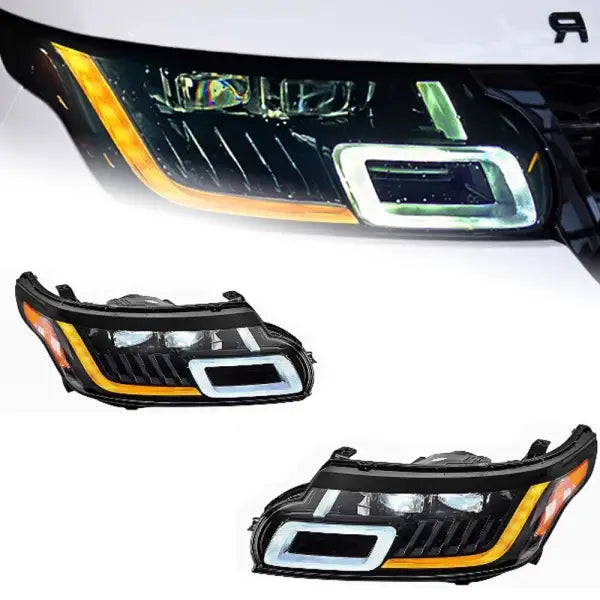 Car Lights for Range Rover Sport LED Headlight Projector Lens 2013-2018 L494 Head Lamp DRL Dynamic Signal