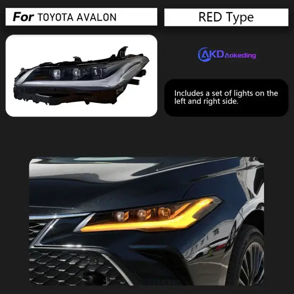 Car Lights for Toyota Avalon LED Headlight Projector Lens 2018-2022 Headlights DRL Head Lamp Dynamic Signal