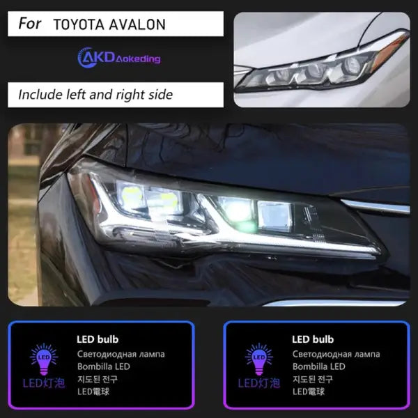 Car Lights for Toyota Avalon LED Headlight Projector Lens 2018-2023 Headlights DRL Head Lamp Dynamic Signal
