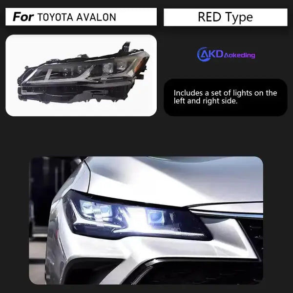 Car Lights for Toyota Avalon LED Headlight Projector Lens 2018-2023 Headlights DRL Head Lamp Dynamic Signal