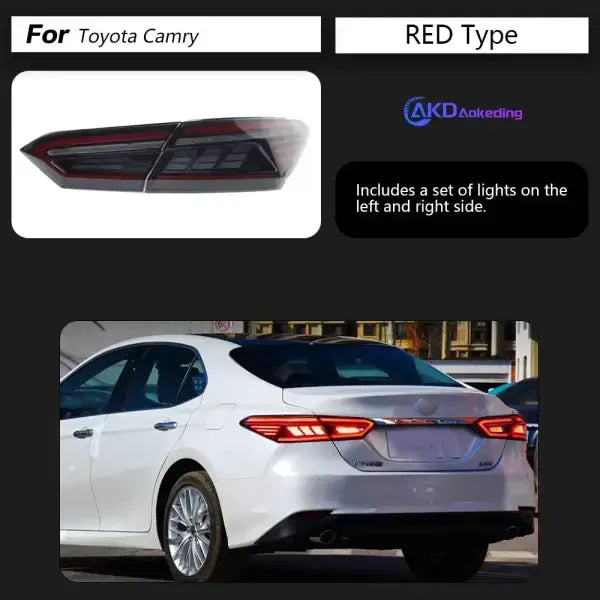 Car Lights for Toyota Camry Tail Light 2018-2021 Camry V60