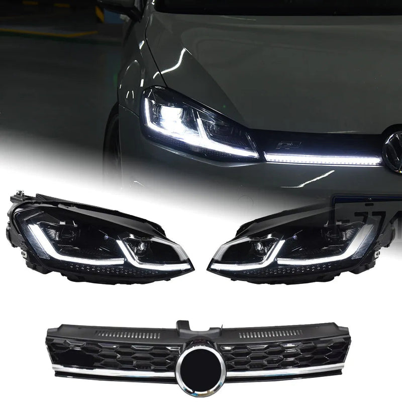 Car Lights for VW Golf 7 LED Headlight Projector 2013-2020 Golf 7.5 Headlights DRL Head Lamp Dynamic Signal