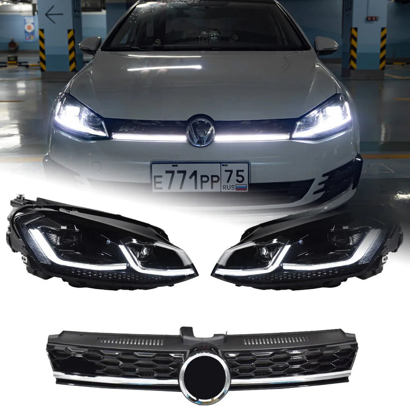 Car Lights for VW Golf 7 LED Headlight Projector 2013-2020 Golf 7.5 Headlights DRL Head Lamp Dynamic Signal