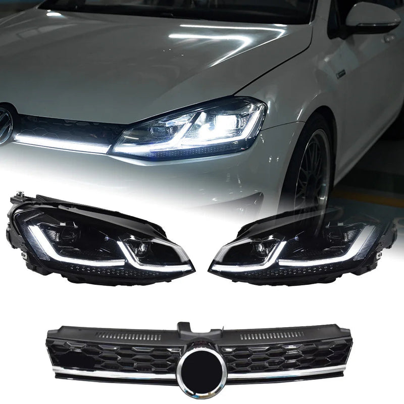 Car Lights for VW Golf 7 LED Headlight Projector 2013-2020 Golf 7.5 Headlights DRL Head Lamp Dynamic Signal