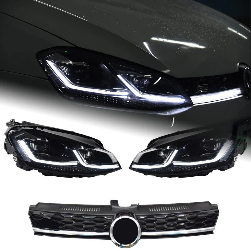 Car Lights for VW Golf 7 LED Headlight Projector 2013-2020 Golf 7.5 Headlights DRL Head Lamp Dynamic Signal