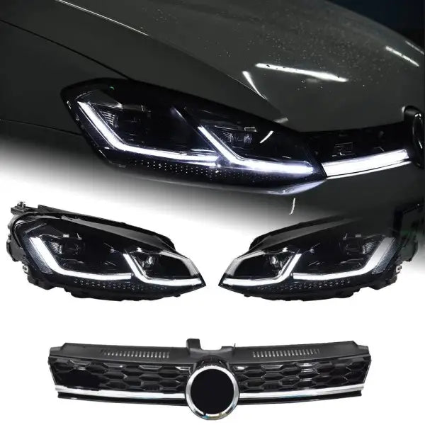 Car Lights for VW Golf 7 LED Headlight Projector 2013-2020