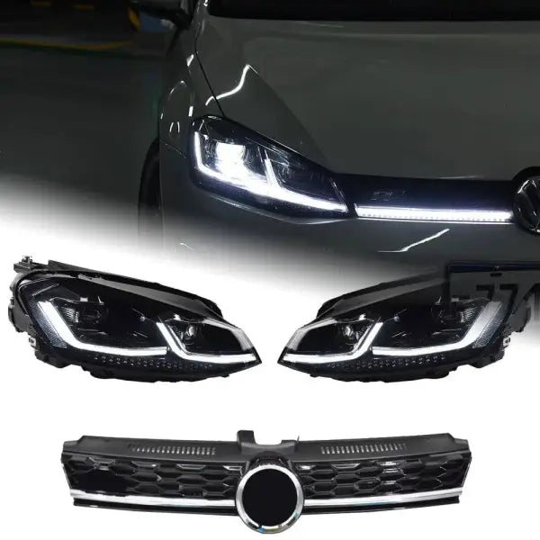 Car Lights for VW Golf 7 LED Headlight Projector 2013-2020