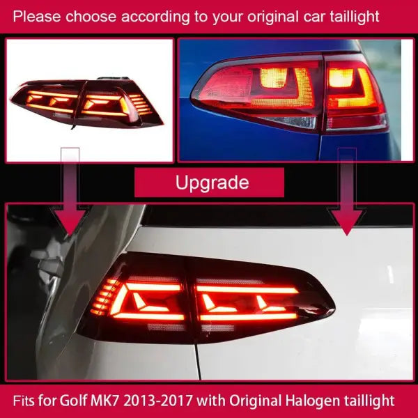 Car Lights for VW Golf 7 Tail Light 2013-2020 Golf 7.5 LED