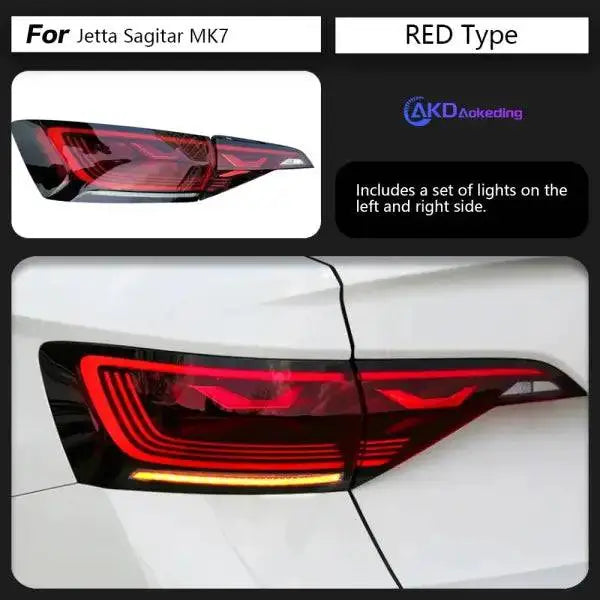 Car Lights for VW Jetta Tail Light 2019-2022 MK7 LED Rear