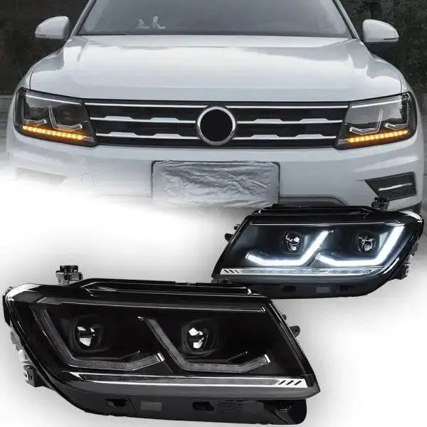 Car Lights for VW Tiguan LED Headlight Projector Lens