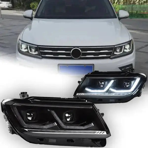 Car Lights for VW Tiguan LED Headlight Projector Lens