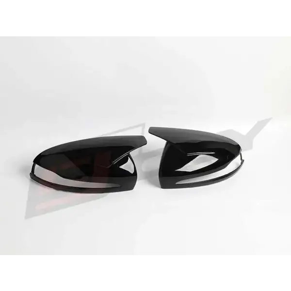 Car Mirror Cover for Benz C-Class W205 E-Class W213 Mirror Cover Gloss Black 2015-2021