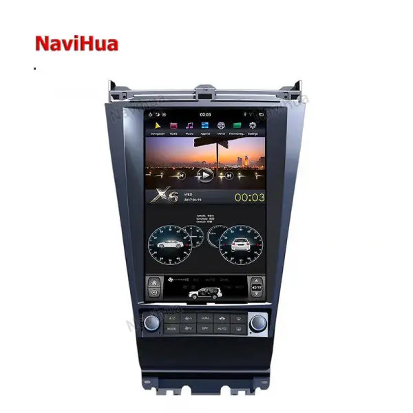 Car Multimedia System GPS Navigation 12.1 Inch Vertical Scree Android Car DVD Audio Player for Honda Accord 7 2003-2007