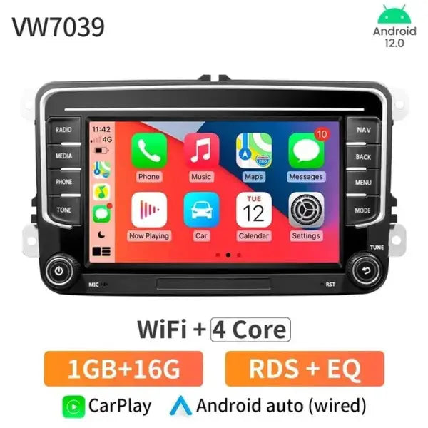 Car Radio 7" GPS for VW / Volkswagen Skoda Octavia Golf 5 6 Touran Passat B6 Polo Jetta 2Din Touch Screen Android Radio Player