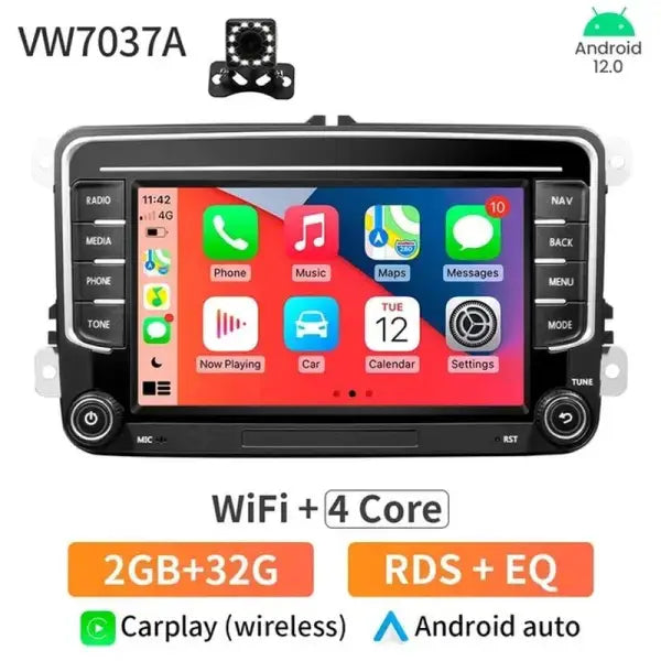 Car Radio 7" GPS for VW / Volkswagen Skoda Octavia Golf 5 6 Touran Passat B6 Polo Jetta 2Din Touch Screen Android Radio Player