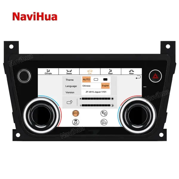 Car Radio Air Conditioning Panel Android Auto GPS DSP Stereo Multimedia Player AC Panel for Jaguar XJ XJL XJR 2010-2019