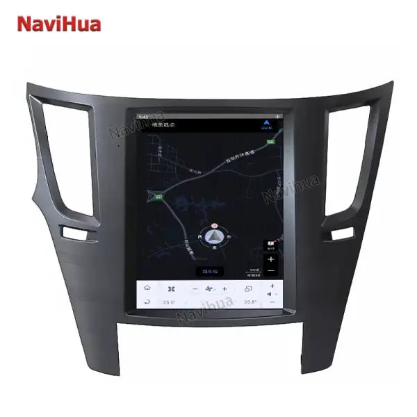 Car Radio Dvd Player Black Vertical Android 9 10.4 Inch Car Multimedia System for Tesla Style for Subaru for Legacy