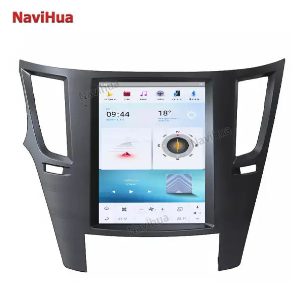 Car Radio Dvd Player Black Vertical Android 9 10.4 Inch Car Multimedia System for Tesla Style for Subaru for Legacy