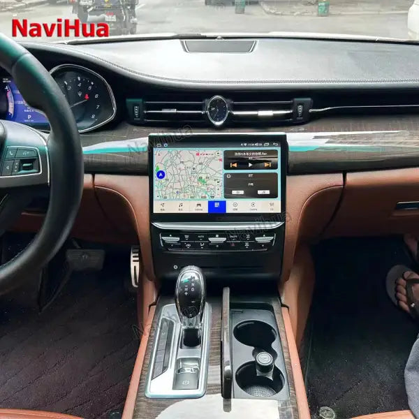Car Radio Head Unit Monitor for Maserati Quattroporte Android 2K Touch Screen 10.1 Inch Car DVD GPS Stereo Multimedia
