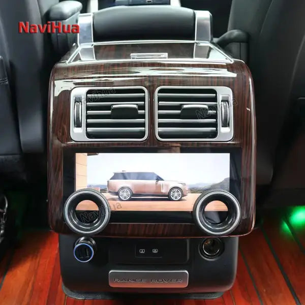 Car Rear AC Control Panel Rear Air Conditioning Panel AC Screen for Land Rover Vogue 2013-2017