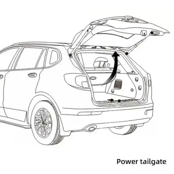 Car Rear Trunk Trunk Automatic Clifting Adaptations Parts