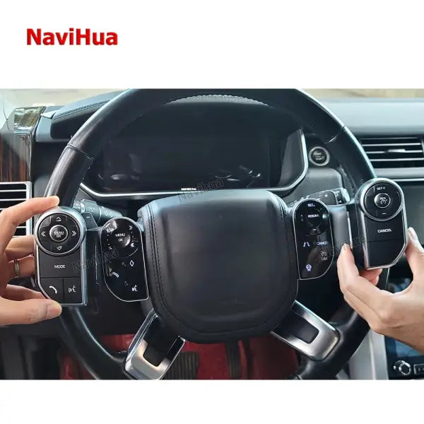 Car Steering Wheel Touch Buttons for Land Rover Range Rover Sport L494 Vogue L405 2013-2017 OEM Style Keys Head Unit