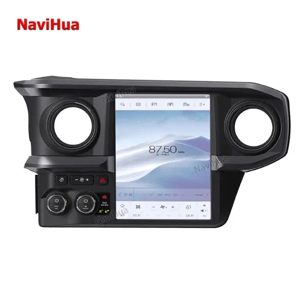 Car Stereo Multimedia System Vertical Screen Android Car Radio GPS Navigation for Tesla Style Toyota Tacoma 2016-2022