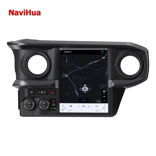 Car Stereo Multimedia System Vertical Screen Android Car Radio GPS Navigation for Tesla Style Toyota Tacoma 2016-2022