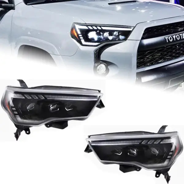 Car Styling Head Lamp for 4 Runner Headlights 2014-2020 4Runner LED Headlight DRL Dynamic Signal Projector Lens