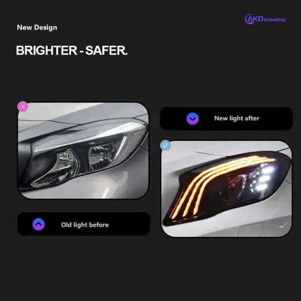 Car Styling Head Lamp for Benz GLA Headlights 2015-2019