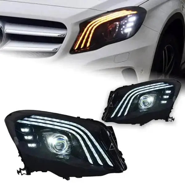 Car Styling Head Lamp for Benz GLA Headlights 2015-2019