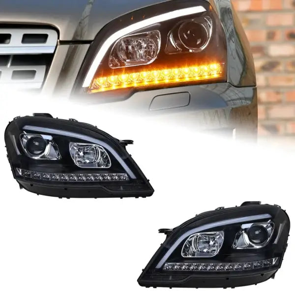 Car Styling Head Lamp for Benz W164 Headlights 2009-2012 ML350 ML400 ML500 LED Headlight DRL Signal