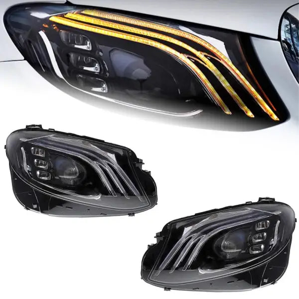 Car Styling Head Lamp for BENZ W213 Headlights 2016-2019 E200 E300 E260 E350 LED Headlight DRL Hid Bi Xenon