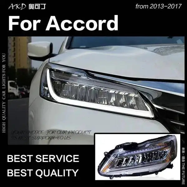 Car Styling Head lamp light for Accord Headlights 2016-2018