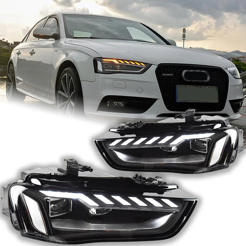 Car Styling Head Lamp for Audi A4 Headlights 2013-2016 A4 B8 LED Headlight Projector Lens DRL Signal Automotive