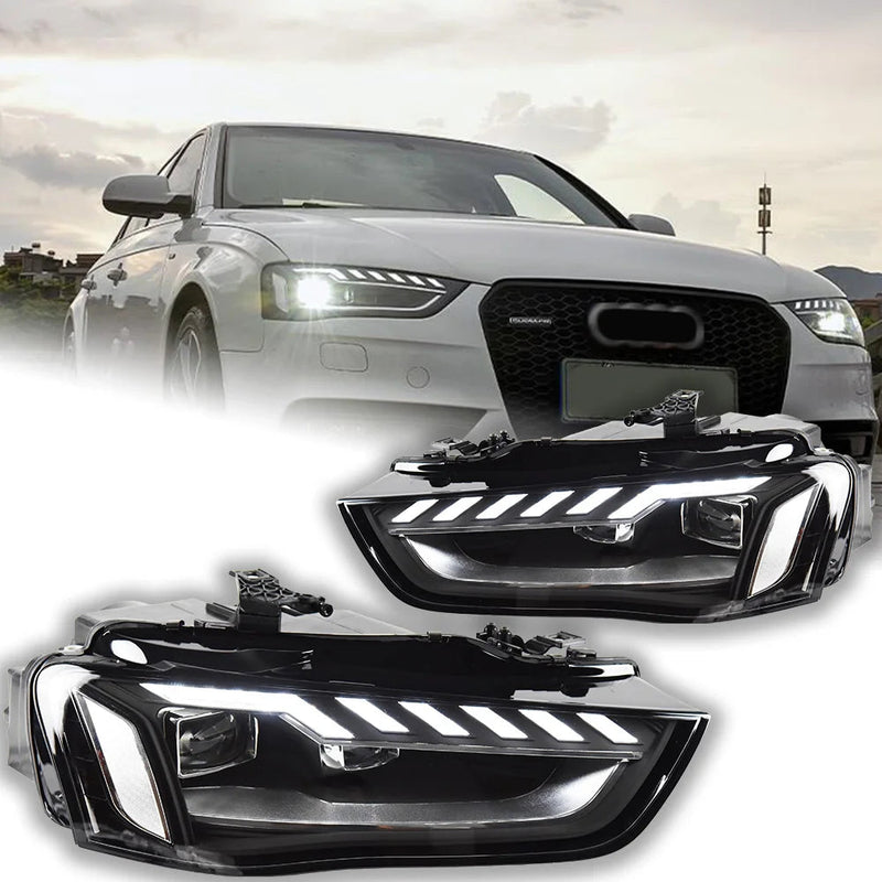 Car Styling Head Lamp for Audi A4 Headlights 2013-2016 A4 B8 LED Headlight Projector Lens DRL Signal Automotive