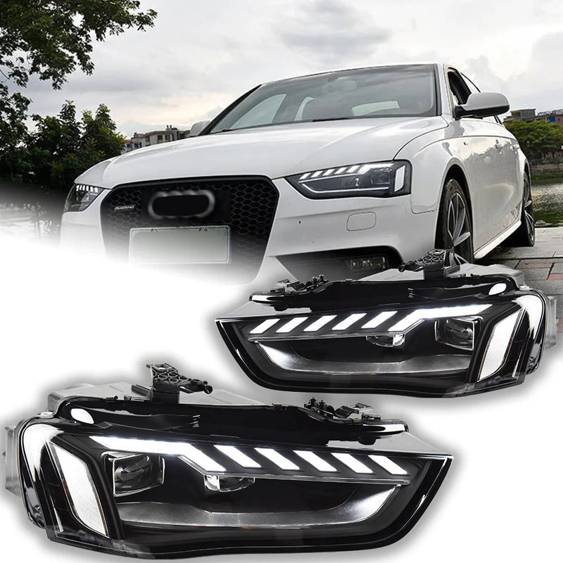 Car Styling Head Lamp for Audi A4 Headlights 2013-2016 A4 B8 LED Headlight Projector Lens DRL Signal Automotive